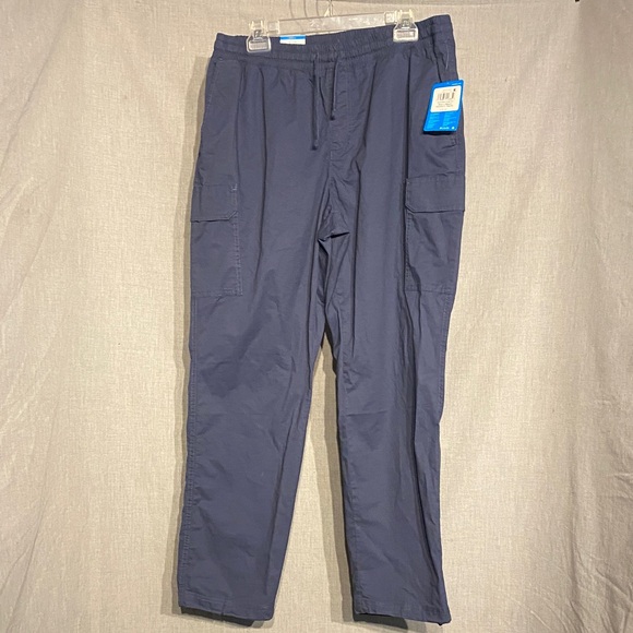 Men's Blue Cargo Pants - Picture 1 of 7